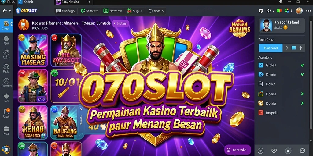 Tampilan gameplay menarik dari 070SLOT yang penuh warna.