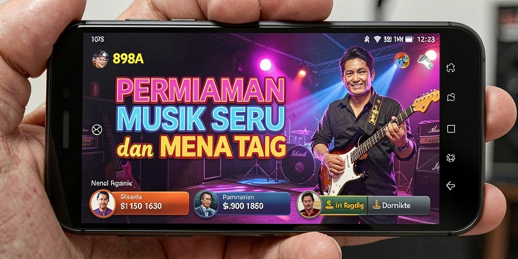 Tampilan gameplay interaktif dari 898A yang menarik.
