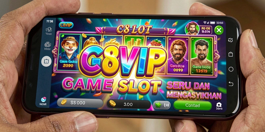 Tampilan gameplay menarik dari C8VIP yang menampilkan berbagai tema Slot.