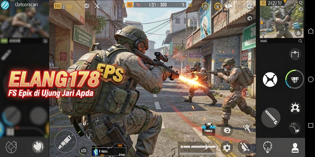 Gameplay epik dengan aksi FPS yang menegangkan.