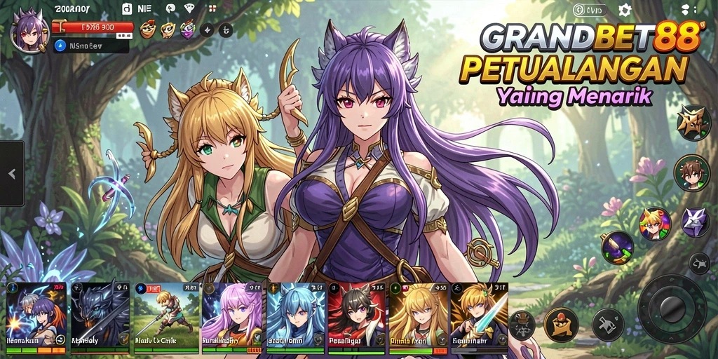 Tampilan gameplay yang menakjubkan dari GRANDBET88.