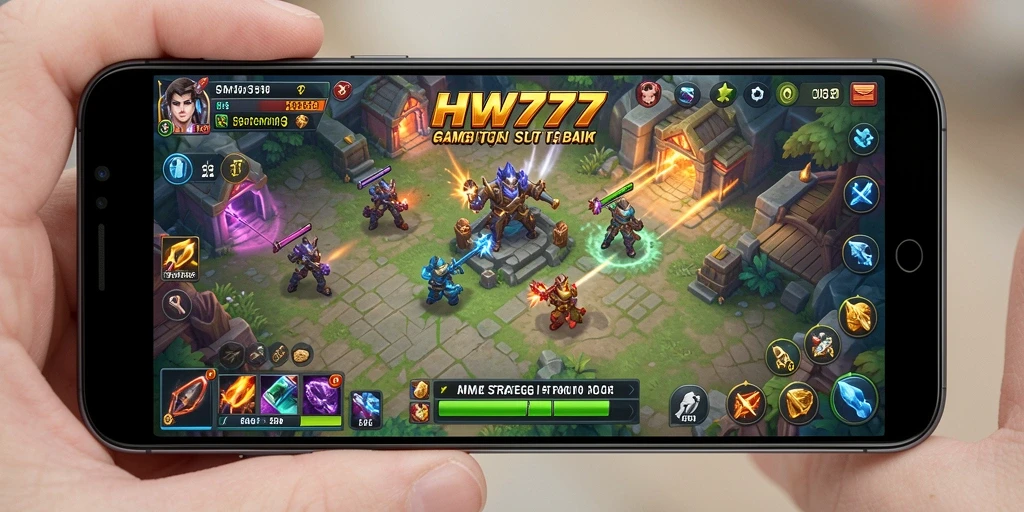 Tangkapan layar gameplay SLG yang mendebarkan dalam HW777.