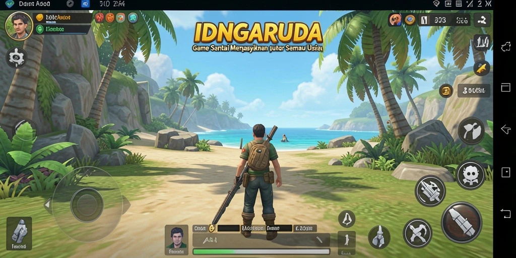 Tangkapan layar gameplay IDNGARUDA yang menyenangkan dan mengasyikkan.