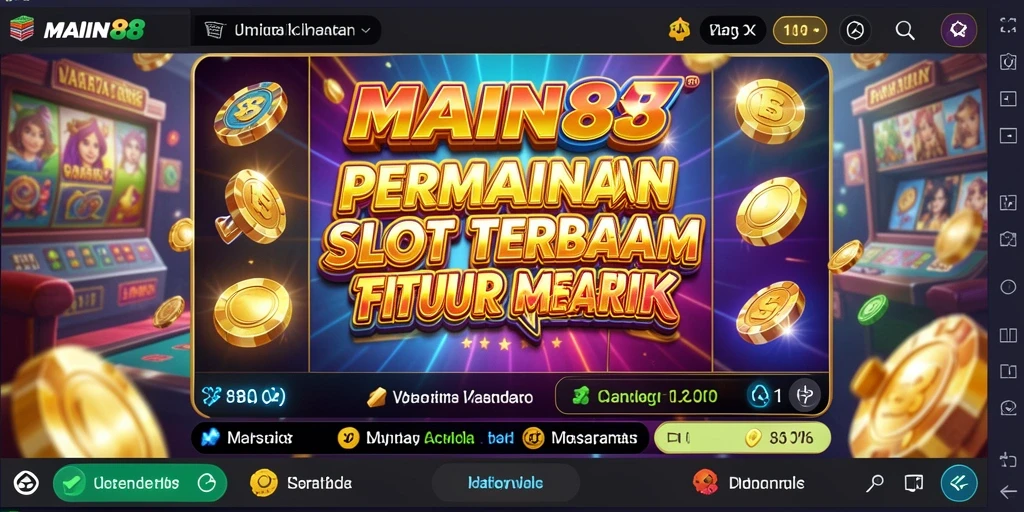 Screenshot MAIN88 menampilkan gameplay slot yang menarik dan penuh warna.