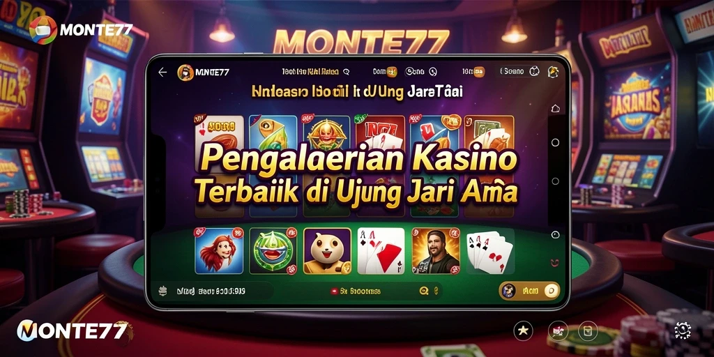 Gameplay Kasino yang Menarik dalam MONTE77 dengan Desain Elegan.