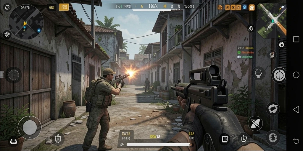 Gameplay menegangkan di dunia perang ORA78.
