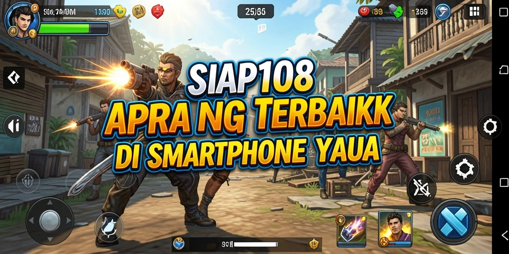 Screenshot utama SIAP108 menampilkan pertempuran intens di arena.