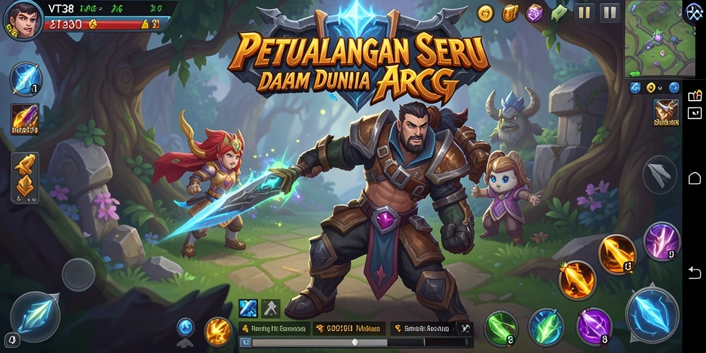 Gameplay ARPG yang mendebarkan dan penuh aksi.