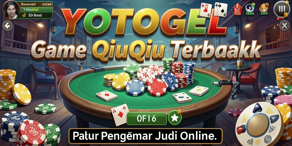 Tampilan gameplay seru YOTOGEL saat bermain QiuQiu.